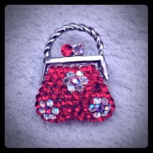 💜Rhinestone Brooch/Pin